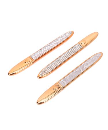 FOYTOKI 3pcs Eyeliner Makeup Pens Cosmetic Pens Woman Eye Line Pencils Makeup Supplies Waterproof Alloy