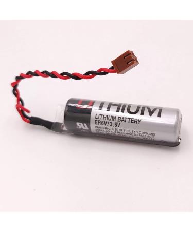 Buy 40 Pack ER6VCT ER6V/3.6V PLC Battery for Robot OTC - 2000mAh with Small Brown Plug | International Shipping Available - Buy Online on SooperMarket.com