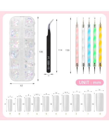 Naler Glitter Nail Art Sequins Iridescent Manicure Flake Colorful Nails Sequins Make Up DIY Nail Stickers Decorations for Women Girl 12 Boxes - Buy Online on SooperMarket.com
