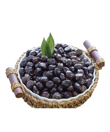Gulluoglu Turkish Black Olives (Gemlik) 250 gr (Pack of 1) Daily Fresh Shipment from Gulluoglu Shop at The Spice Bazaar in Istanbul