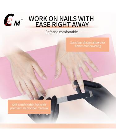 Buy Pink Manicure Hand Rest & Nail Arm Rest - Soft Cushion for Nail Techs | Perfect Manicure Pillow for Nails & Toenails - Shop Internationally - Buy Online on SooperMarket.com