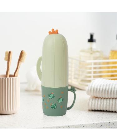 Buy Magideal 5x Travel Toothbrush Cup Set - Portable Toothpaste Holder & Cute Raccoon Towel Storage Box for Travel - Perfect for On-the-Go Use! - Buy Online on SooperMarket.com