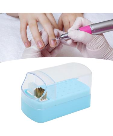 Nail Drill Cleaning Brush Holder Nail Drill Cleaner Holder Lightweight Stand Display Manicure Tools 30 Holes Dustproof for Home Nail Technician (Blue) - Buy Online on SooperMarket.com