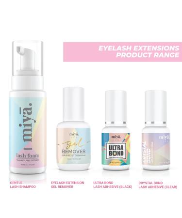 Eyelash Extension Cleanser & Rose Gold Mascara Wand | Miya Lash Shampoo 50ml - Buy Online on SooperMarket.com
