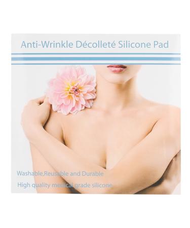 Chest Wrinkle Pads Silicone Anti Wrinkle Patches Anti-wrinkle Transparent Breast Care Tighten Lifting Chest Skin Chests Pad Triangle Reusable and Washable Wrinkle Patches for Wrinkles Treatment