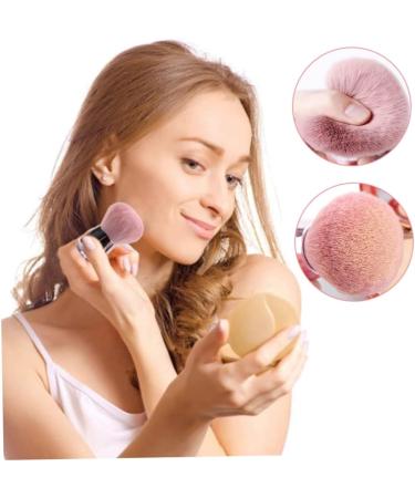 Makeup Powder Brushes Makeup Powder Brushes Foundation Set Face Professional Head Large Mineral Rose Gold 2PCS - Buy Online on SooperMarket.com