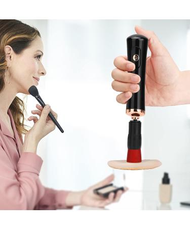 Electric Nail Lacquer and Glue Shaker for Eyelash Extensions - Handsfree Time Saving Tool with 2 Connectors, 9 Caliber Sizes, Even Liquid Mixing - Black - Buy Online on SooperMarket.com
