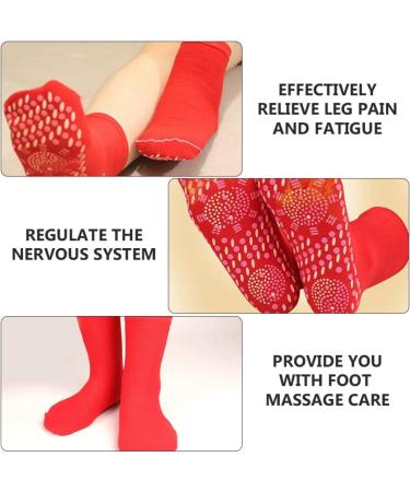 MAGICLULU Unisex Tourmaline Self-Heating Health Socks - 3 Pairs Mix Color, Ideal for Fishing, Camping, Hiking, Skiing - Men and Women - Buy Online on SooperMarket.com