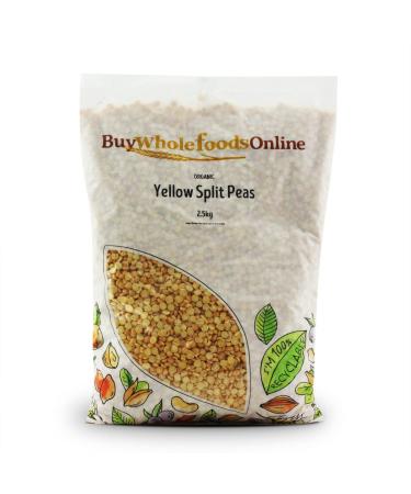Organic Yellow Split Peas 2.5kg (BWFO)