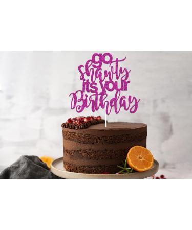 Go Shawty Its Your Birthday Cake Topper Its My Birthday Cake Topper Girls Birthday Cake Decorations Hip Hop Themed Birthday Party Decor Supplies Rose Red - Buy Online on SooperMarket.com