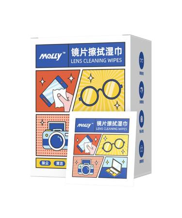 Fuzyxih 100 pieces glasses anti-fog towels individually disposable defogger glasses wipe pre-shaped anti-fitting lens towels one-way wipes for cleaning