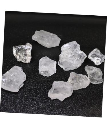 Toyandona 2ST Quartz Mineral Specimens - Geological Rehearsal Sample Ores for Teachers - Natural White Crystal Decor - 3x3cm Transparent Ore Decorations (2 PCS) - Buy Online on SooperMarket.com