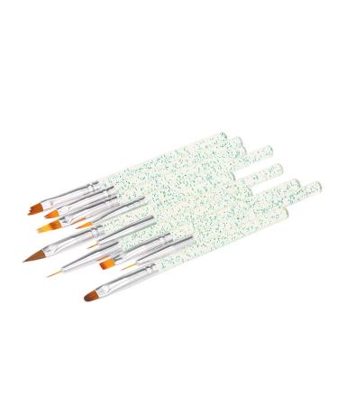 10-Part Gel Brush Set for Nail Art Professional Nail Painting & Drawing Brushes - Buy Online on SooperMarket.com