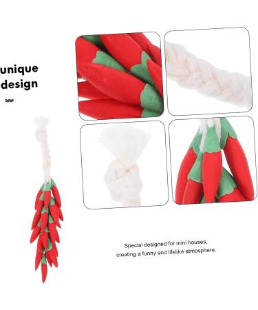 KOMBIUDA Simulation Chili Props Chili Skewers Models Vegetables Toy Peppers Layout Scene Decor Home Decor Decorations Artificial - Buy Online on SooperMarket.com
