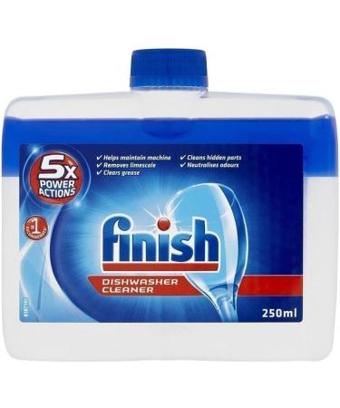 4 x Finish Dishwasher Cleaner Original Twin Pack Removes Grease And Limescale 250ml Bulk Buy (Total 8 x 250ml) - Buy Online on SooperMarket.com