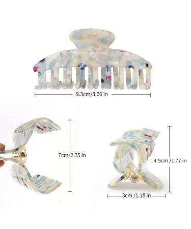 4 Pack Nonslip Large Fashion Hair Claw Clips - Strong Hold Accessories for Women & Girls - 3.7 inch Banana Hair Claws - Buy Online on SooperMarket.com