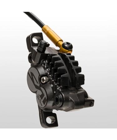 Shimano Saint Front Hydraulic Disc Brake - BL-M820-B/BR-M820 with Finned Metal Pads - Black - Buy Online on SooperMarket.com