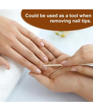 GnHG Rose Wooden Stick Manicure - 100 Pack Orange Wood Nail Shatings for Cuticle Care & Decoration Application - Buy Online on SooperMarket.com