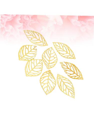 200 pcs Leaves India Hanging Leaf Headwear Tree Flatback Making Bracelet Craft for DIY Bride Silver 2*3.4cmx3pcs Goldenx3pcs - Buy Online on SooperMarket.com