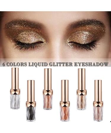 Aaiffey Liquid Glitter Eyeshadow - White Shimmer Makeup for European & American Style - Buy Online on SooperMarket.com