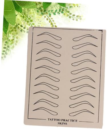 Beavorty 18 Sheets Eyebrow Microblading Skin Vehicle Grab Handles Eyebrow Training Skin Practice Skin - Buy Online on SooperMarket.com