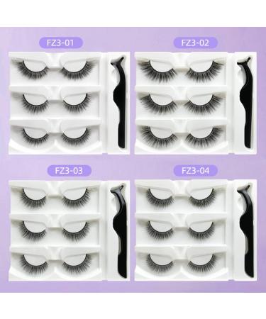 Cacacook Self-Adhesive Eyelashes - Reusable 3D Fluffy False Lashes | Glue-Free Natural Waterproof Long Eyelashes for Stunning Makeup - Buy Online on SooperMarket.com