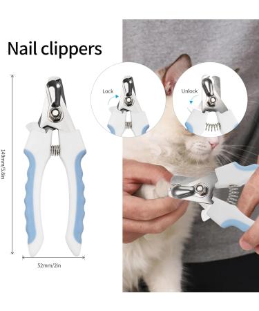 GDRAW 8-Part Zoo Set for Dogs & Cats | Claw Scissors Nail Files Brushes & More | Ideal for Small Animals - Buy Online on SooperMarket.com