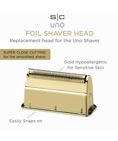 StyleCraft Uno Cordless Foil Shaver - Mini Travel Size Portable Gold Titanium Head for Effortless Grooming - Buy Online on SooperMarket.com