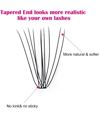 10D-0.07-D 11mm Cluster Eyelash Extensions for DIY Self-Application - Buy Online on SooperMarket.com