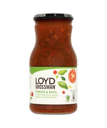 Loyd Grossman Pasta Sauce - Tomato & Basil (660g)