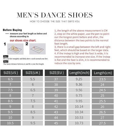 HIPPOSEUS Men's Ballroom Dance Shoes Latin Tango Rumba Low Heel - Black Suede Sole | Model M2 7.5 - Buy Online on SooperMarket.com