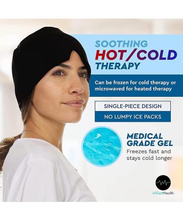 Dajidafu Eye Patch Multifunctional Gel Migraine Relief Hat Lightweight Eyepatches Sleeping Covers Cooling Cover Tension Women Double Layer/Pink - Buy Online on SooperMarket.com