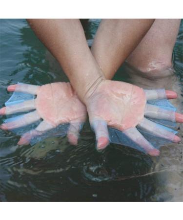 EXCEREY Silicone Swimming Gloves - 2 Pairs, Blue Large | Water Resistance, Webbed Design for Aquatic Training, Fitness Paddle Aerobics - Men Women Kids - Buy Online on SooperMarket.com