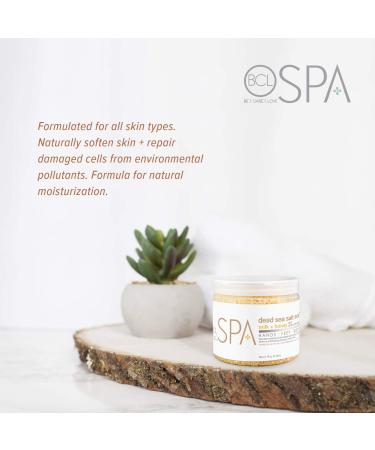 BCL Spa Bath Salt Milk + Honey - Dead Sea Salt Soak for Relaxation | International Shipping - Buy Online on SooperMarket.com