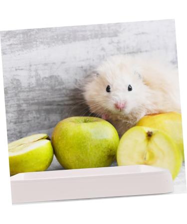 HAPINARY Box Hamster Toilet Bunny Supplies Bunny Pet Toilet Rabbit Training Potty Plastic Pet Toilet Bunny Trainer Toilet Bunny Clean Equipment -Fall Bunny Potty Small Pet Cage Supply 24.5X19.5X3CM White - Buy Online on SooperMarket.com