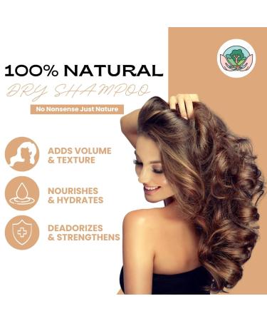 Volumizing Dry Shampoo Powder | Non-Aerosol Organic Hair Powder | Talc & Benzene Free | All Hair Types | Made in USA | Jumbo 2.7 oz (Light - Buy Online on SooperMarket.com