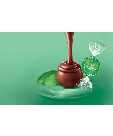 LINDT LINDOR Mint Milk Chocolate Truffles 150g Gram Bag Limited Edition Individually Wrapped Chocolate Christmas Chocolate Stocking Stuffer Mint Milk Chocolate 150 g (Pack of 1) - Buy Online on SooperMarket.com