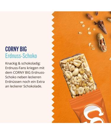 Cereal Bar Corny BIG Peanut-Chocolate - 24 Pack (50g Each) | Delicious Peanut & Chocolate Snack for Healthy Energy - Buy Online on SooperMarket.com