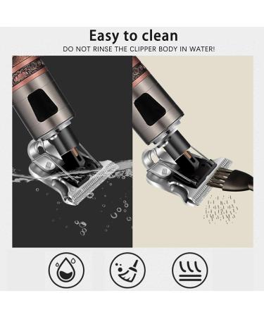 Hair Clippers for Men Professional Cordless Barber Trimmer Set USB Rechargeable Hair Cutting Grooming Kit Electric Beard Trimmer Shaver Hair Cutting Kit with LCD Display Gifts for Men - Buy Online on SooperMarket.com
