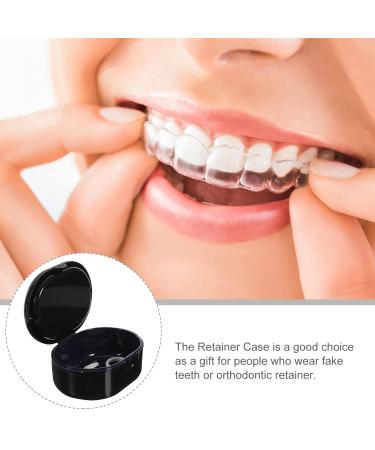 Denture Cleaning Kit with Retainer Case and Remover Tools - Ideal for Home, Office, School, and Travel - Black - Buy Online on SooperMarket.com