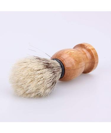 Black Badger Hair Men's Shaving Brush Barber Salon Facial Beard Cleaning Comfortable and Environmentally Attractive Design - Buy Online on SooperMarket.com