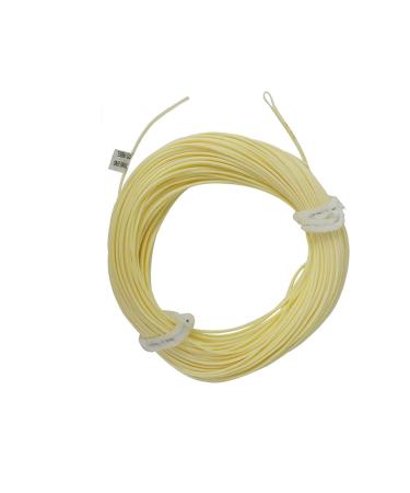 Aventik trout flying cord Weight forward floating fly cord with exposed loop Easy line id Milk Yellow 1pack-8WT
