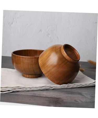 ABOOFAN 3 Pcs Salad Bowl Wood Decor Dessert Containers Snack Containers Storage Holder High Capacity Japan As Shownx3pcs 12x12x6.7cmx3pcs - Buy Online on SooperMarket.com