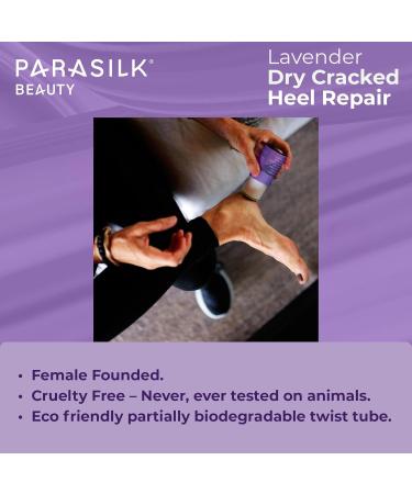 Parasilk Beauty Lavender Heel Repair Stick - Moisturizing Solution for Dry Cracked Feet with Antioxidant Oils & Wax - Buy Online on SooperMarket.com