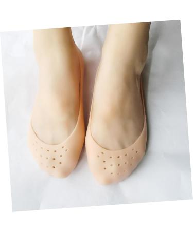 minkissy 4 Pairs Silicone Feet Foot Care Protector Non- Slip Silicone Socks Anti- Cracking Socks Plantar Socks Moisturizing Socks Elastic Gel Socks Moisturiser Socks Silica Gel L 19.5X9.5X1.5CM - Buy Online on SooperMarket.com