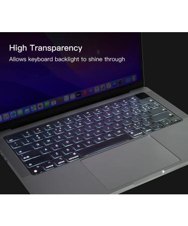 CaseBuy Premium Keyboard Cover for 2024 2023 MacBook Air 15.3 inch M2 M3 Chip A2941 & 2024 2023 2022 Macbook Air 13.6 inch M2 M3 A2681 EU Layout Keyboard Protector -Clear MacBook Air 13" 15"(2022-2024) - Buy Online on SooperMarket.com
