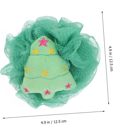2pcs Exfoliating Bath Ball Shower Puff Sponges for Girls - Soft Bathing Loofah Accessories | Ideal for Holiday Gifting - Buy Online on SooperMarket.com