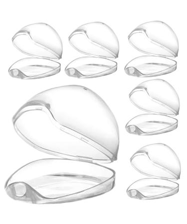 Obelunrp Pacifier Case 6pcs Pacifier Holder Case Travel Pacifier Container Transparent Container Box for Baby