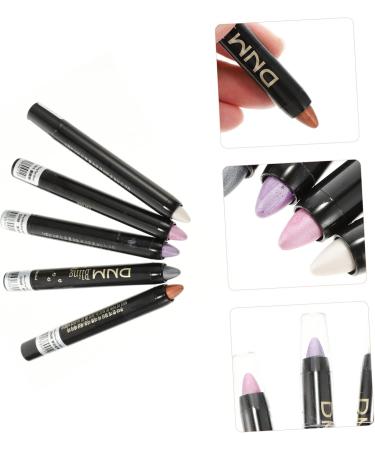 Healeved 5pcs Pearlescent Eyeshadow Pencil Waterproof Eyeshadow Pencil Glitter Eyeshadow Sticks Packing - Buy Online on SooperMarket.com
