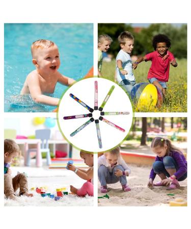 Emergency Bracelets for Children - 8PC Safety & ID Bracelet Set for Toddlers & Young Girls | SOS Name Bracelets - Buy Online on SooperMarket.com